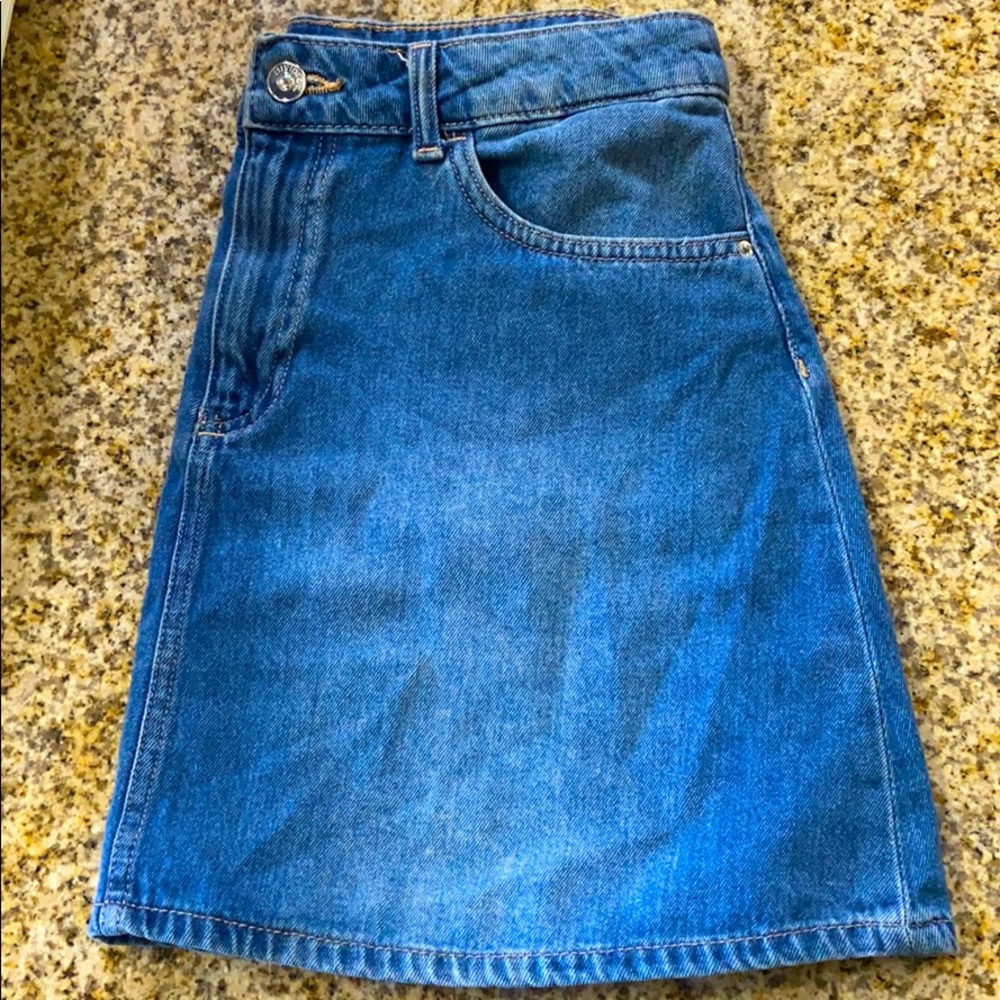 Denim Mini Skirt